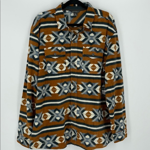 Eddie Bauer Other - Eddie Bauer 100% Polyester microfleece button up